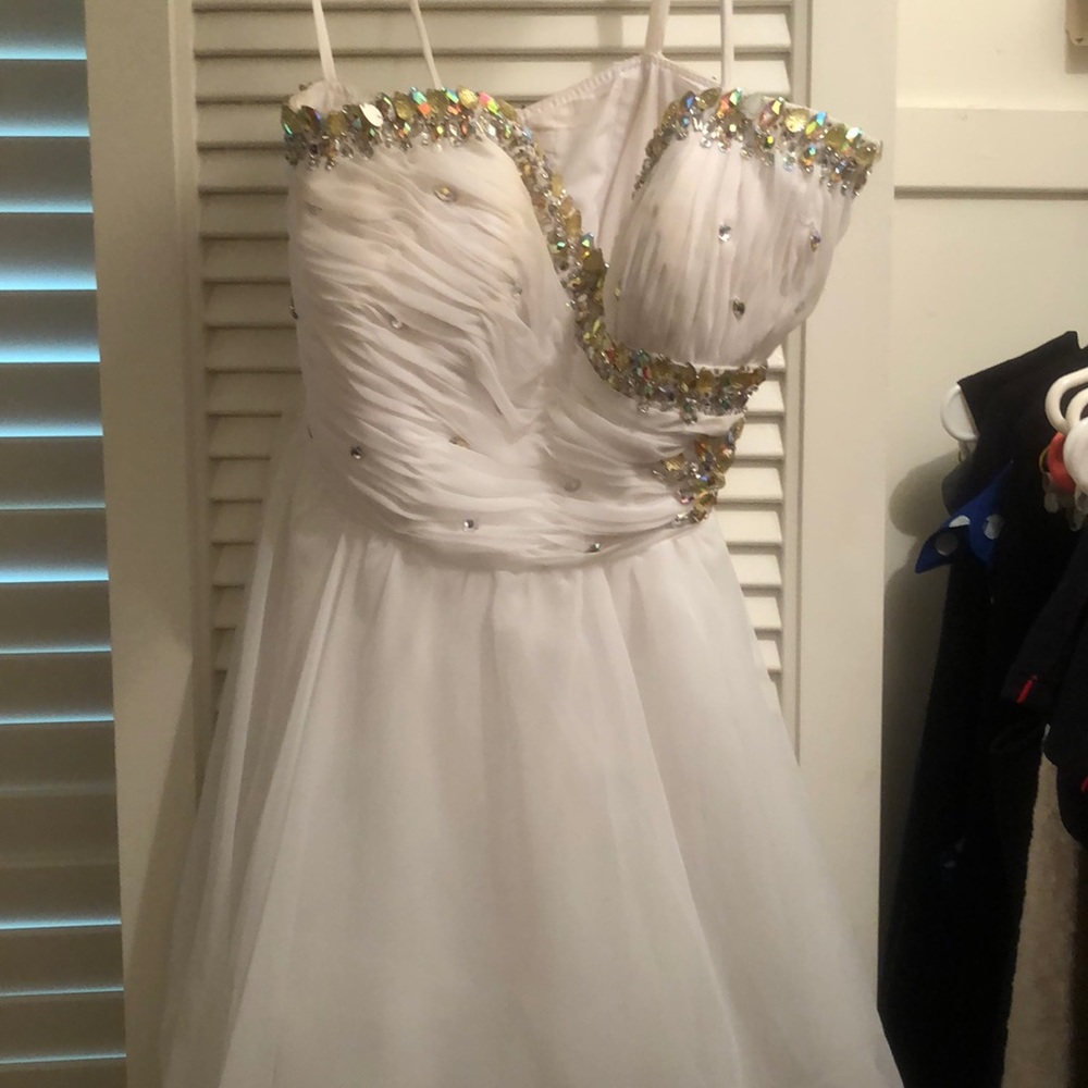White fancy dress